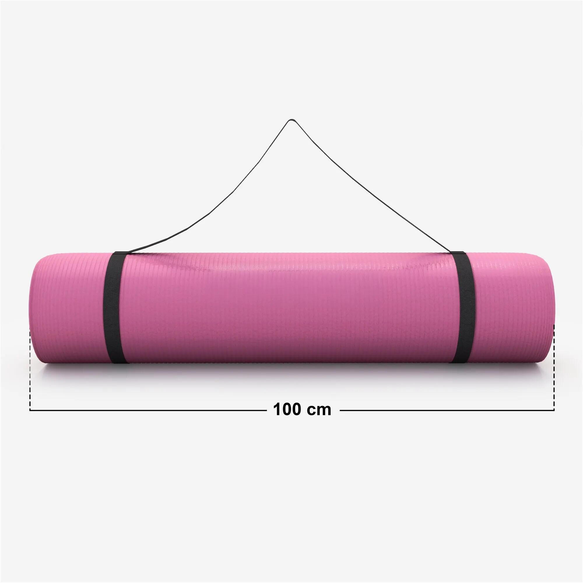 Yogamatte - 190x100x1,5 cm, mit Tragegurt, Gymnastikmatte, Fitnessmatte 4/9
