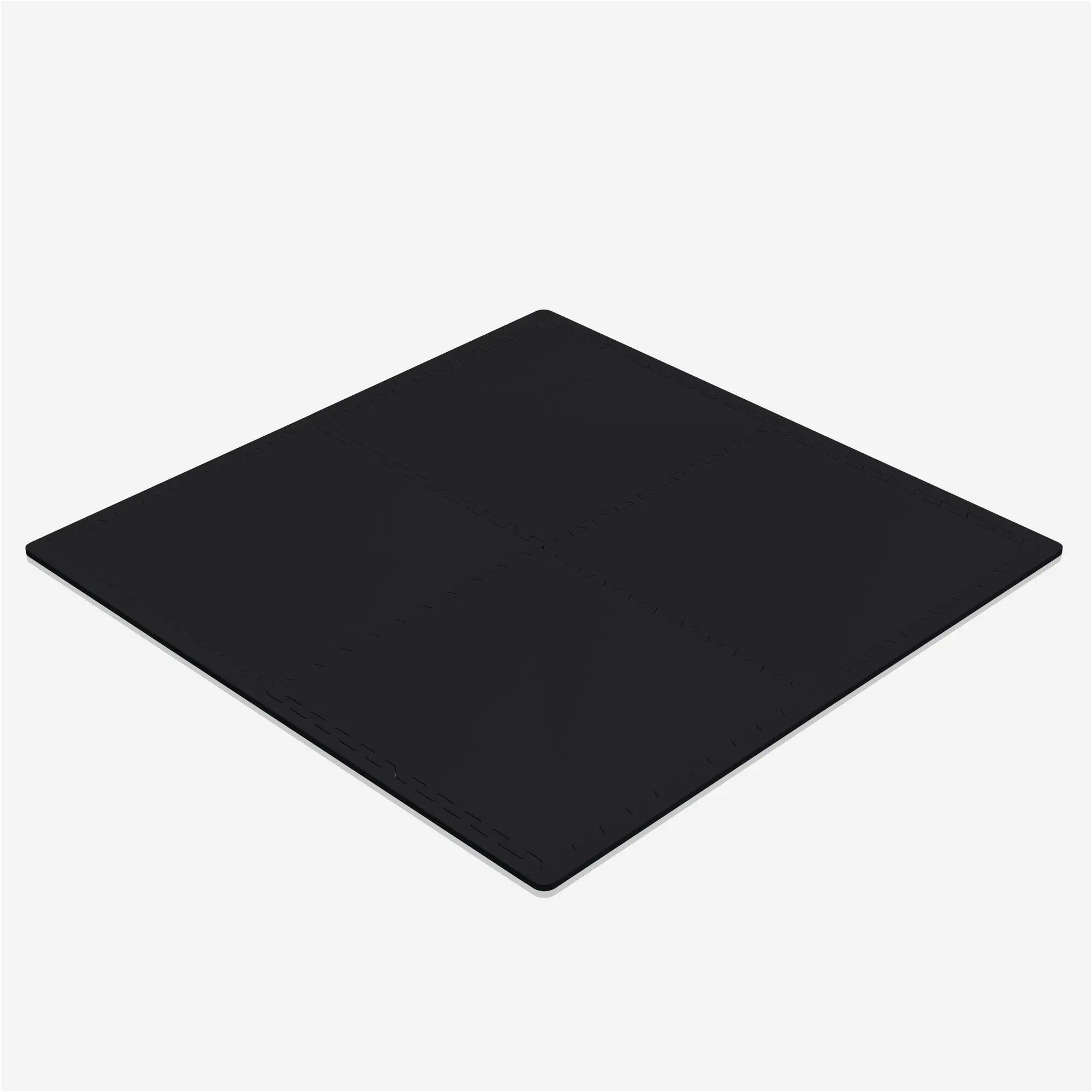 Zestaw mat ochronnych puzzle 4 szt + krawędzie czarne Gorilla Sports 2/9