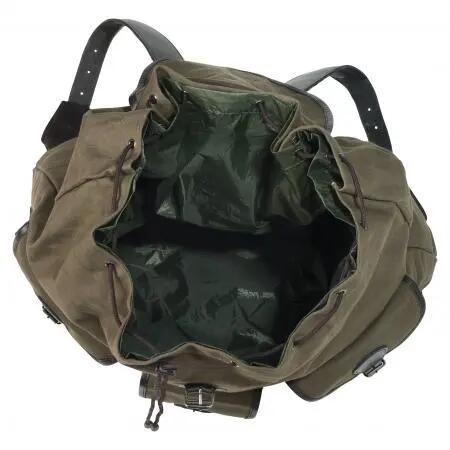 Gebirgsrucksack XXL Canvas, grün 2/3