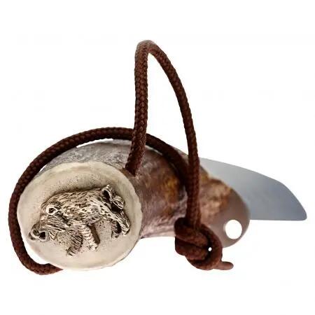 Jagdmesser Staghunter, 22 cm, mit Lederscheide 4/4