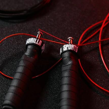 Corde à sauter Gorilla Sports lestable 300 cm avec roulements