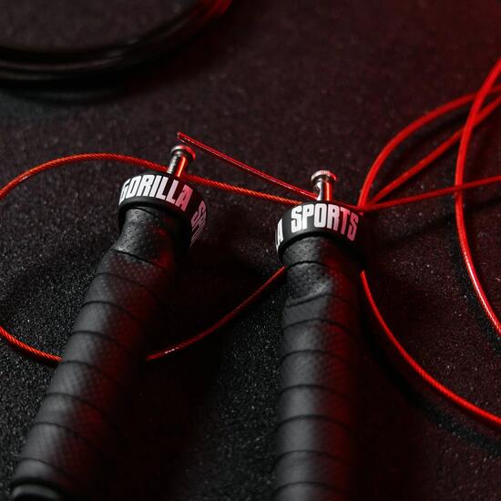 Corde à sauter Gorilla Sports lestable 300 cm avec roulements