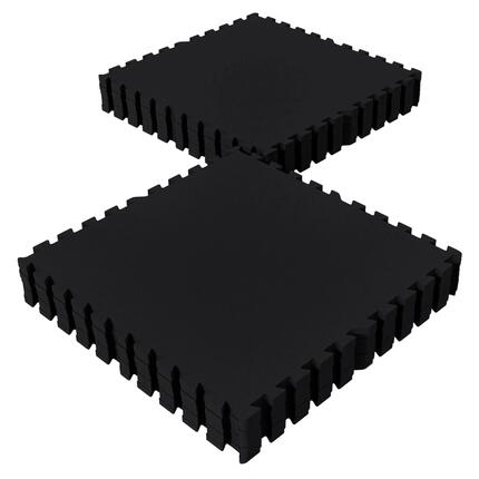 Tapis de Protection Fitness Puzzle - 16 Dalles, 60x60x1,2 cm, Tapis de Sol