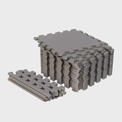 Tapis Mousse - 18 Pièces et Bords, 30x30 cm, Antidérapant, Tapis Protection Sol