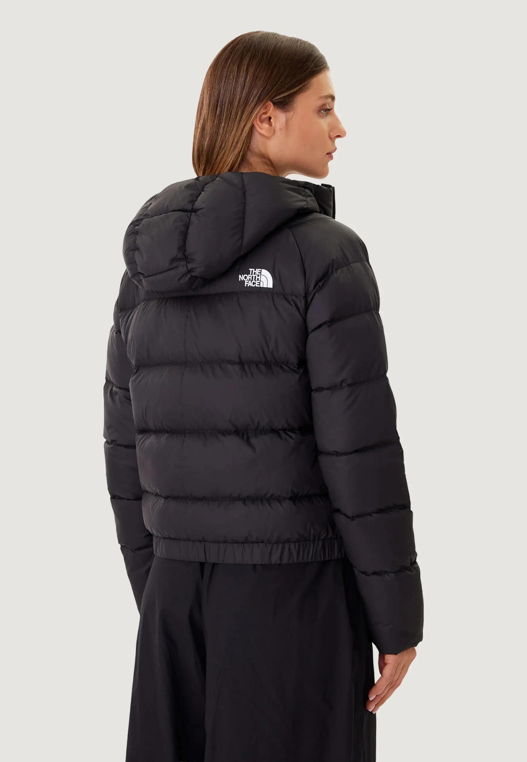 HYALITE DOWN HOODIE női kabát, FEKETE 3/5