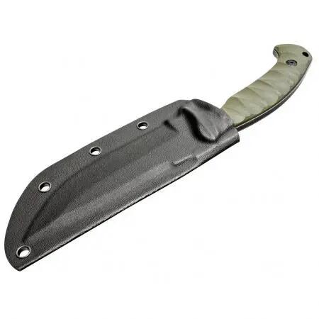 Outdoor-Messer - Fulltang, 440A, G10, grün - Persian Fixed 3/3