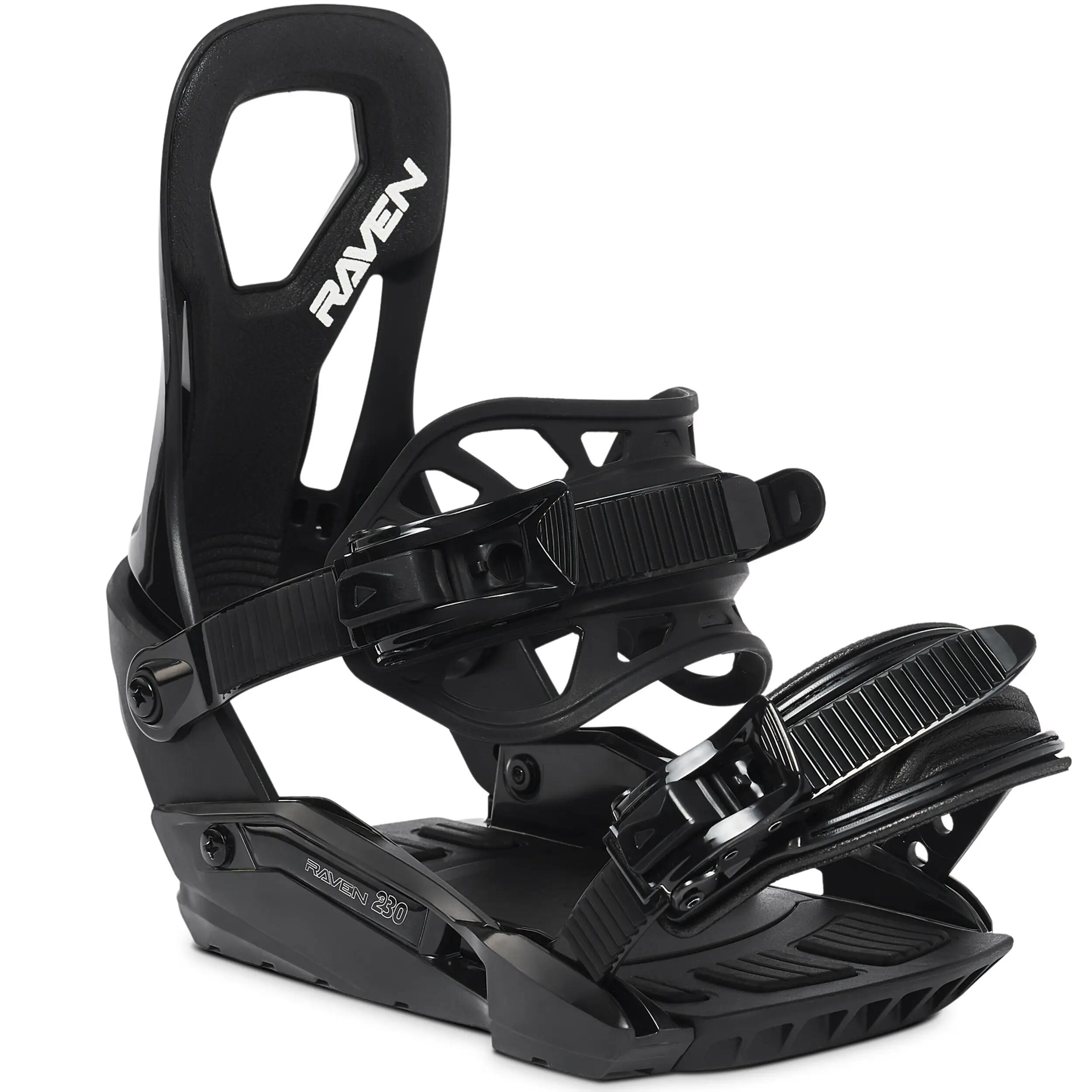 Snowboardbindingen s230 Zwart 1/9