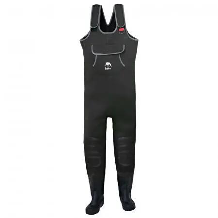 Herren - Angeln - Neopren-Wathose, wasserdicht - Comfort Plus - seal-grau/grün 1/1