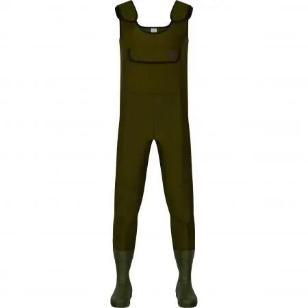 Herren - Angeln - Neopren-Wathose - 5 mm - il Lago Prestige - oliv 1/4