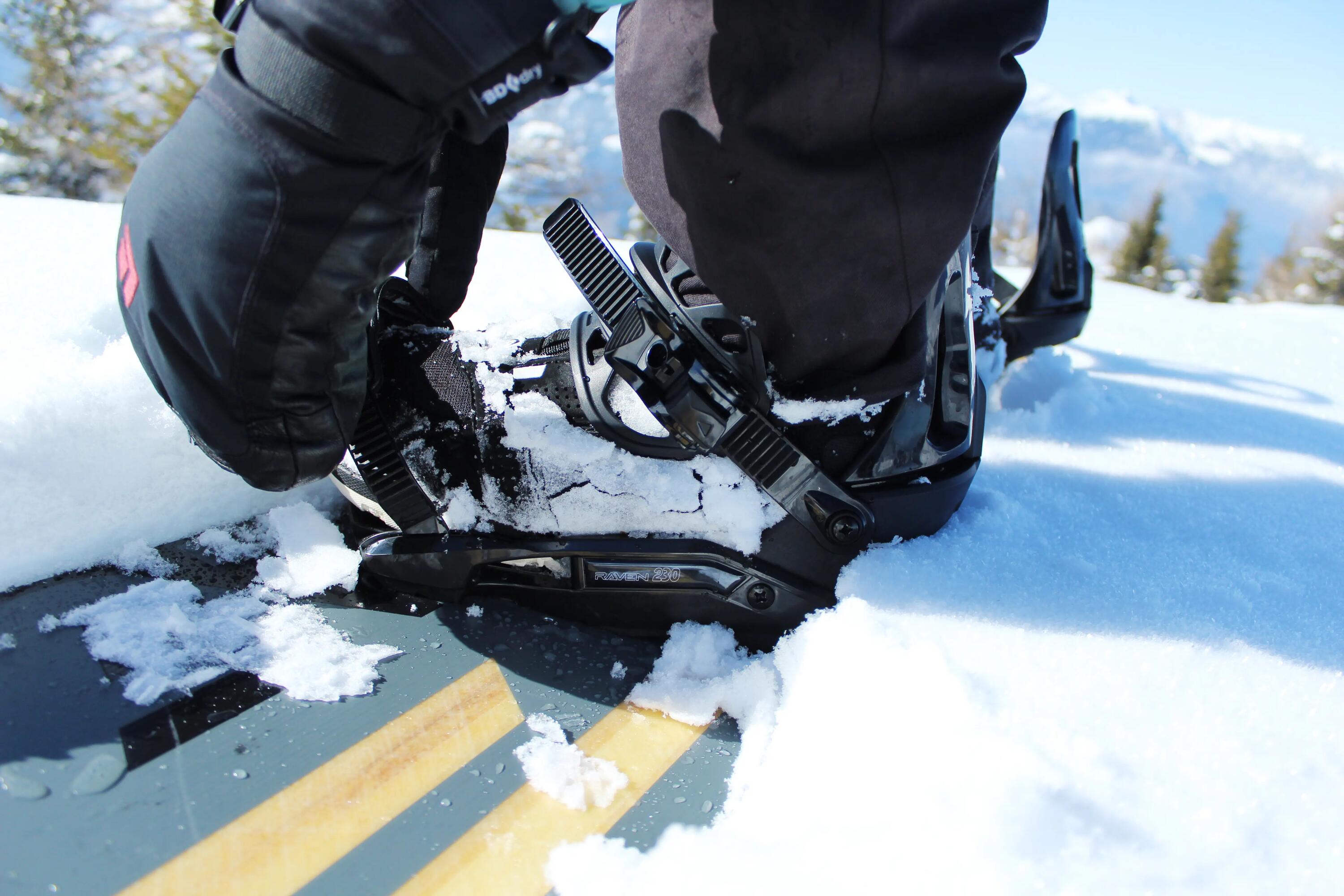 Snowboardbindingen s230 Zwart 8/9