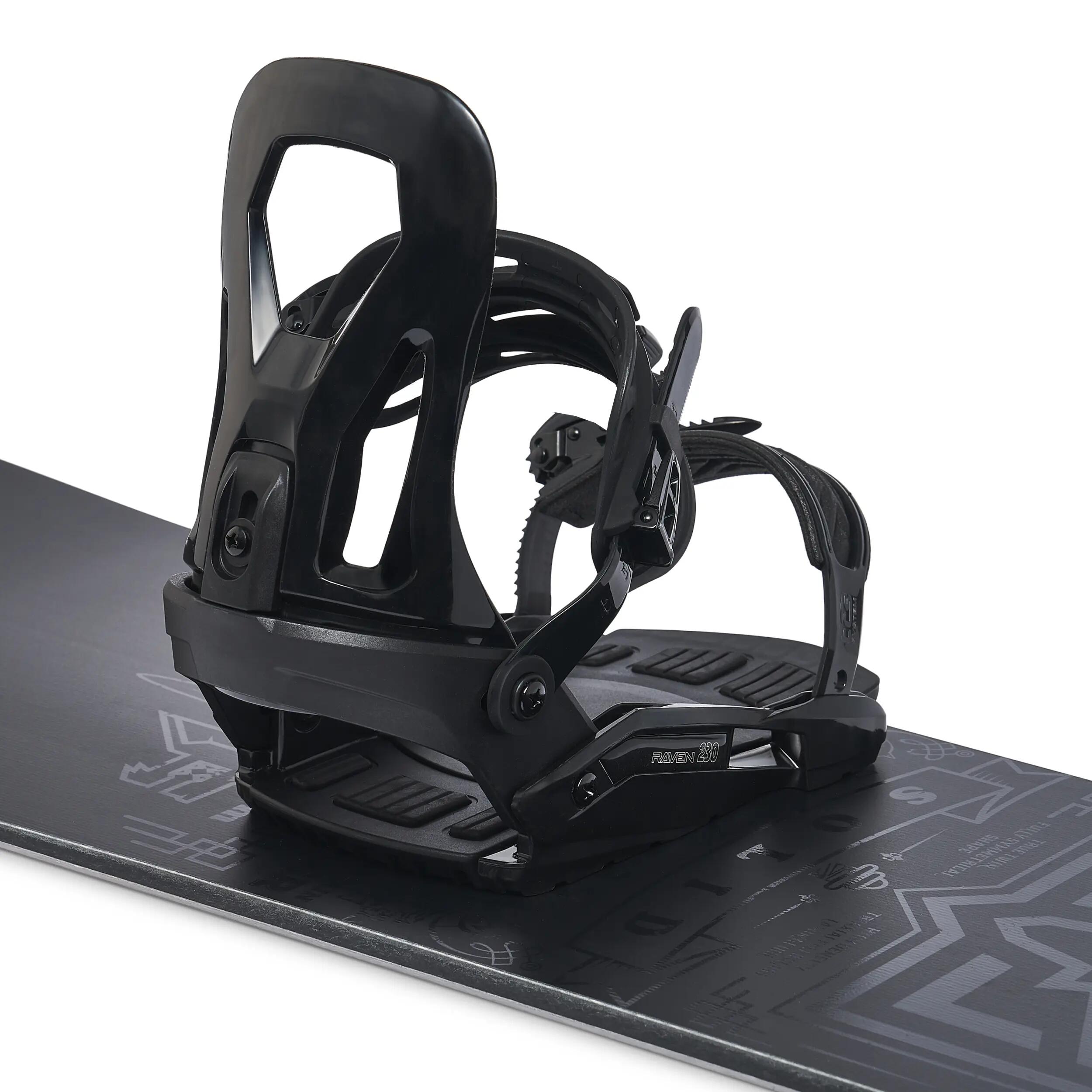 Snowboardbindingen s230 Zwart 4/9