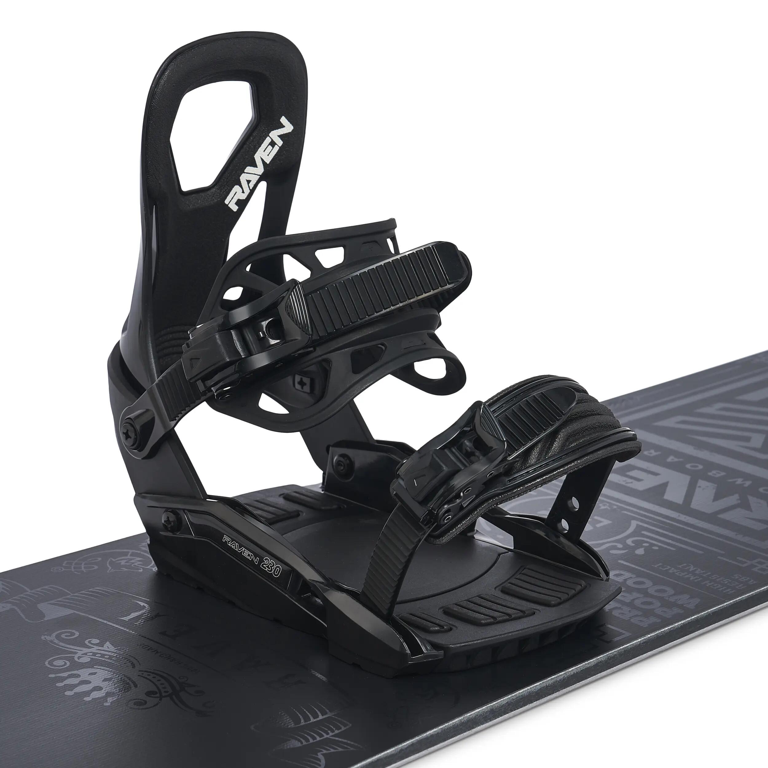 Snowboardbindingen s230 Zwart 3/9