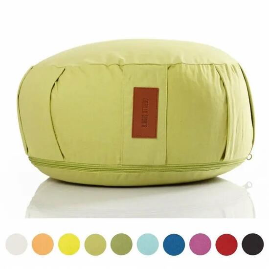 Coussin de méditation GORILLA SPORTS Zafu 18cm coton noir