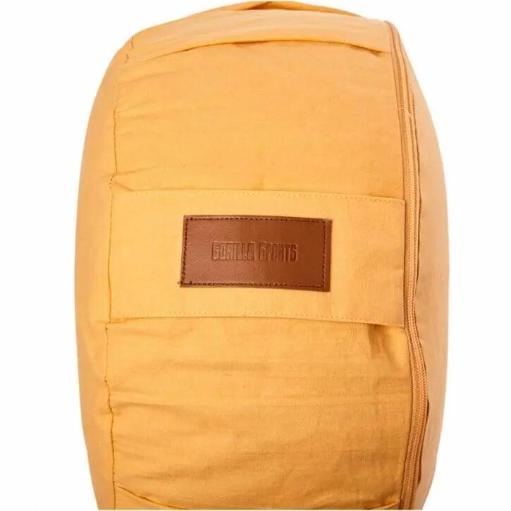 Zafu Gorilla Sports coussin de méditation coton jaune 9/15