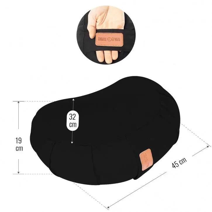 COUSSIN DE MÉDITATION DEMI-LUNE | ZAFU | ACCESSOIRES DE YOGA | COLORIS AU CHOIX 8/12