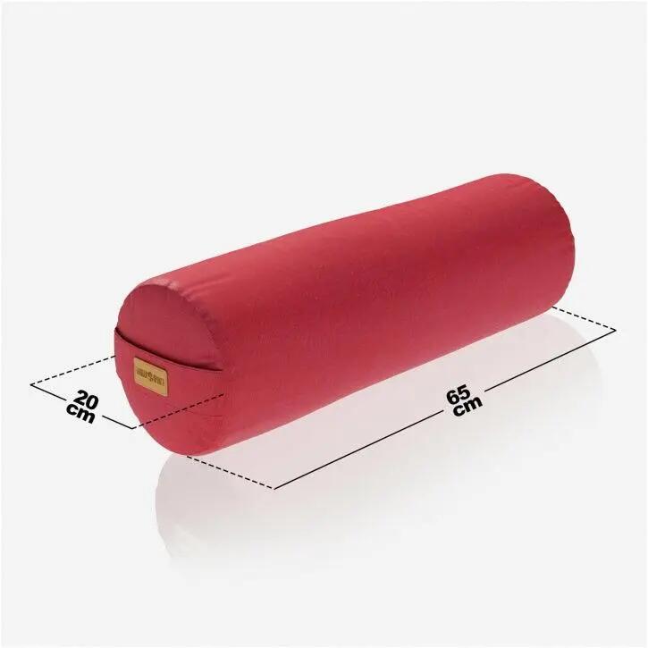 Traversin yoga Gorilla Sports 65x20 cm coton, rembourrage épeautre 7/11