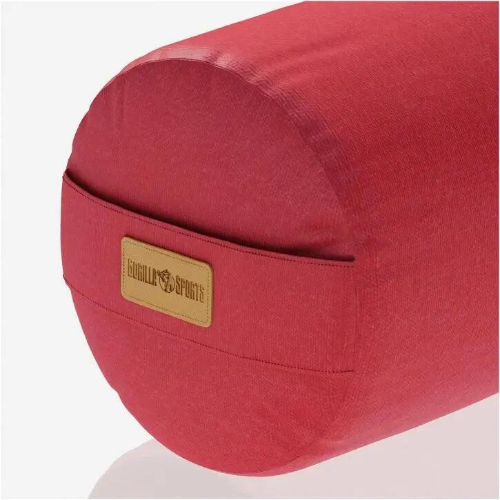 Traversin yoga Gorilla Sports 65x20 cm coton, rembourrage épeautre 6/11