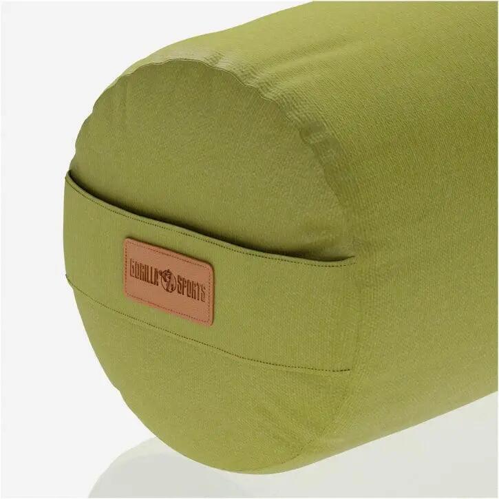Traversin Yoga Gorilla Sports 65x20 cm coton rempli épeautre 6/11