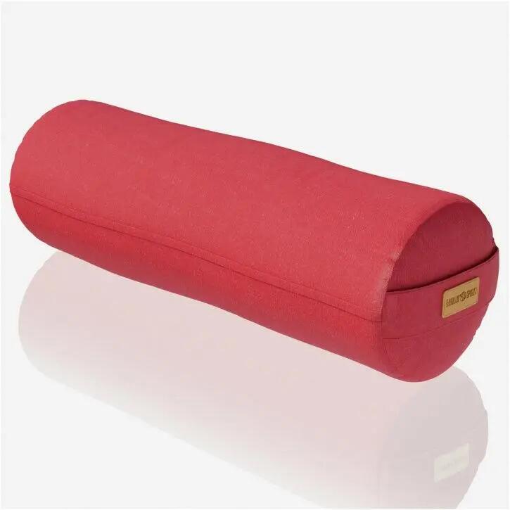 Traversin yoga Gorilla Sports 65x20 cm coton, rembourrage épeautre 3/11