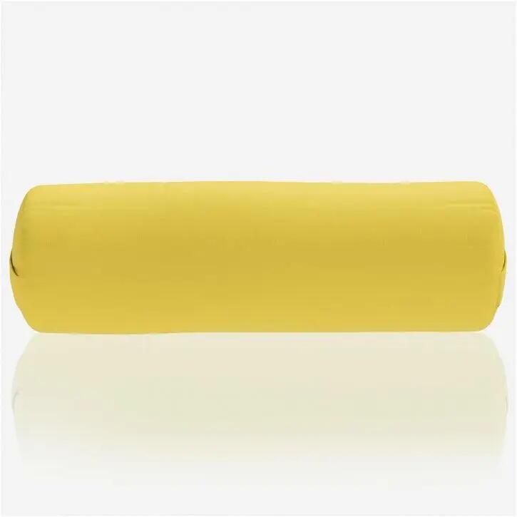 Yoga Bolster - Geel - 65 x 20 cm - Yoga kussen - Rond 2/11
