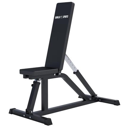 Banc de musculation Gorilla Sports Hantelbank acier réglable 200 kg