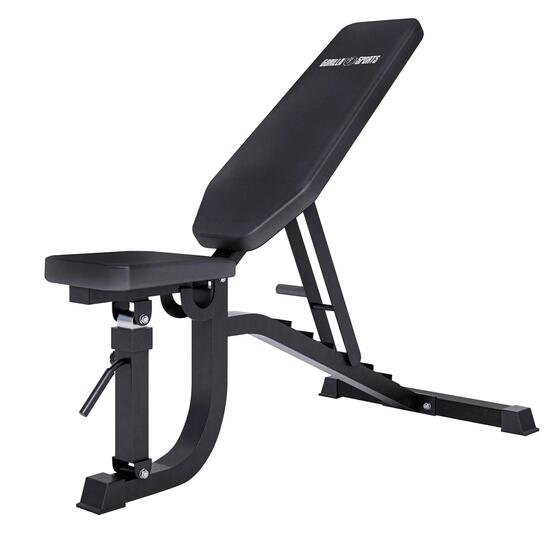 Banc de musculation Gorilla Sports multi-positions acier inclinable