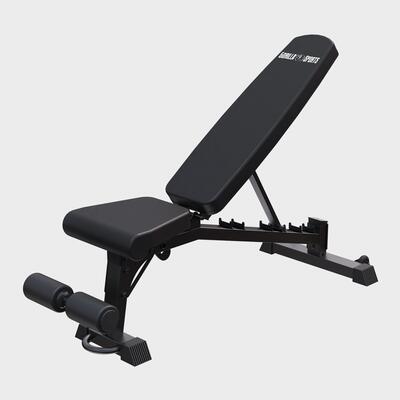 Verstelbare halterbank - fitnessbank - verstelbaar - max. 400 kg - met