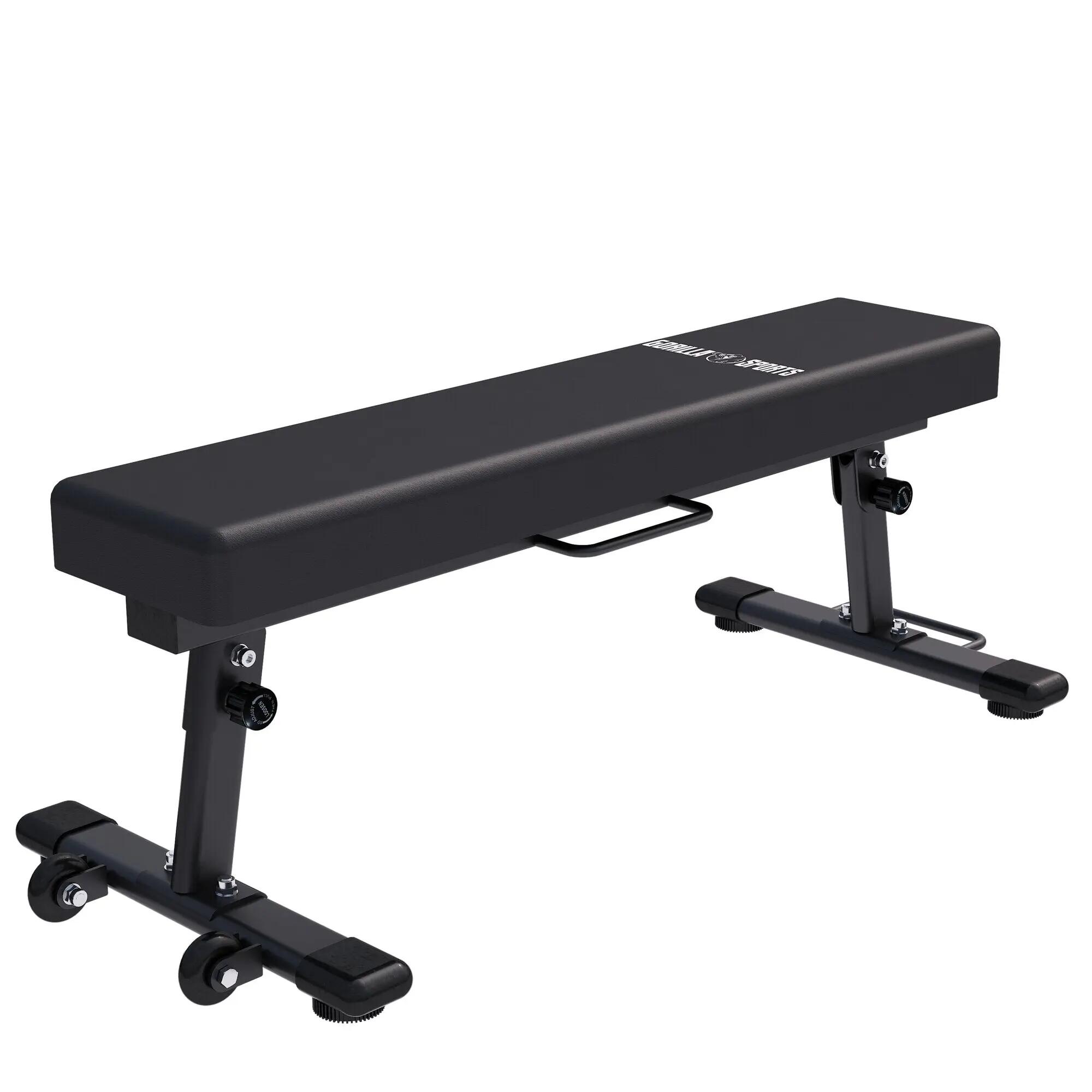 Banc Musculation - Plat, Banc Pliable, Acier Appareil Musculation, Work Bench 1/10