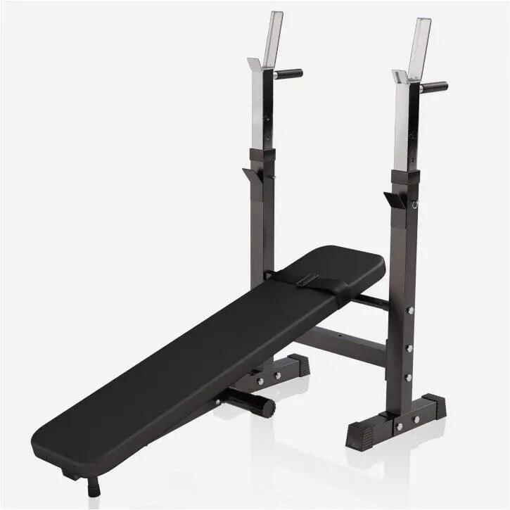 Verstelbare Halterbank - fitnessbank + 70 kg Halterset - gewichtenset - 9/11