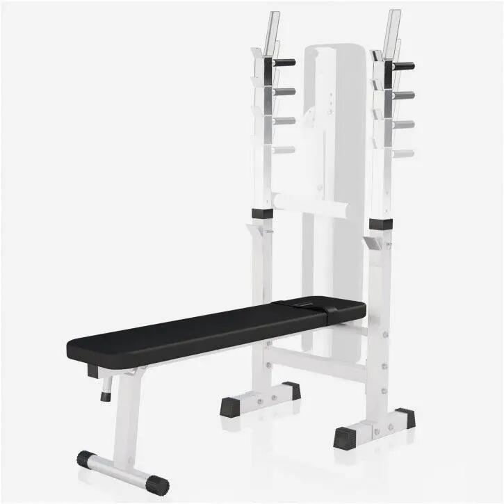 Banc de musculation avec set d'haltères longs 7/9