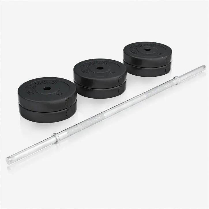 Banc Musculation - Pliable, Réglable avec Support, Set Haltère 38kg, Home Gym 7/11
