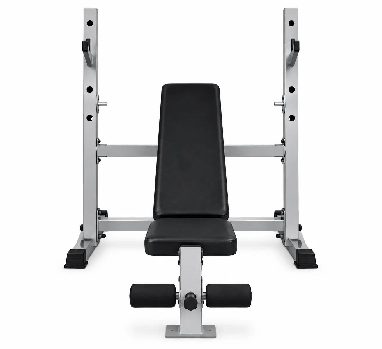 Banc de musculation combiné avec rack POB44 pour fitness 2/3