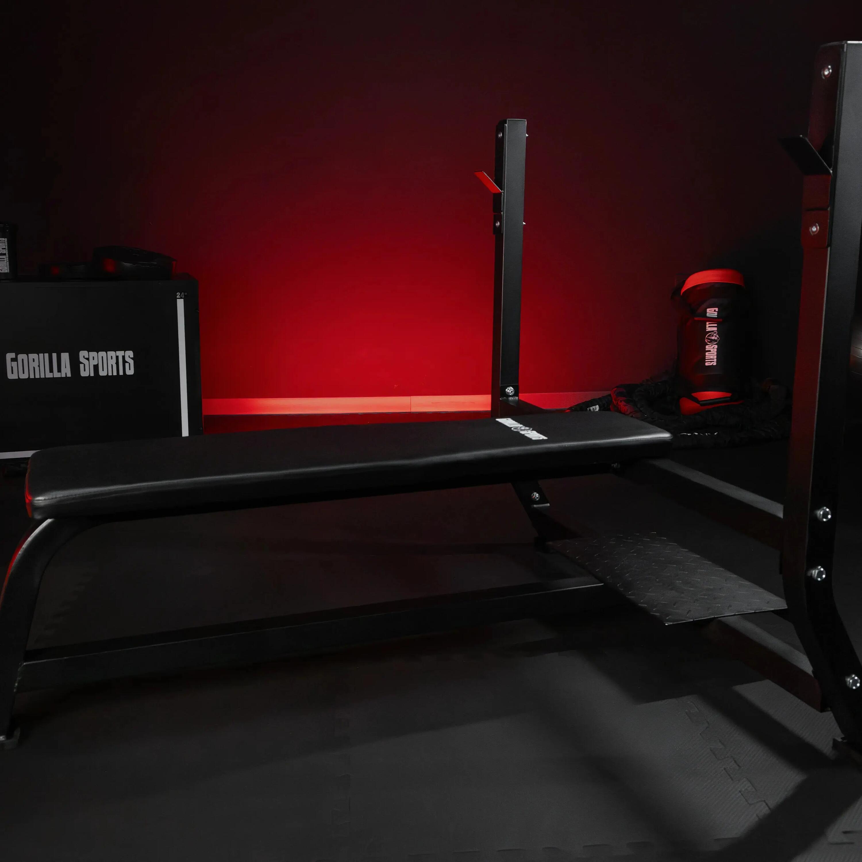 Banc de musculation avec support de barres 8/10