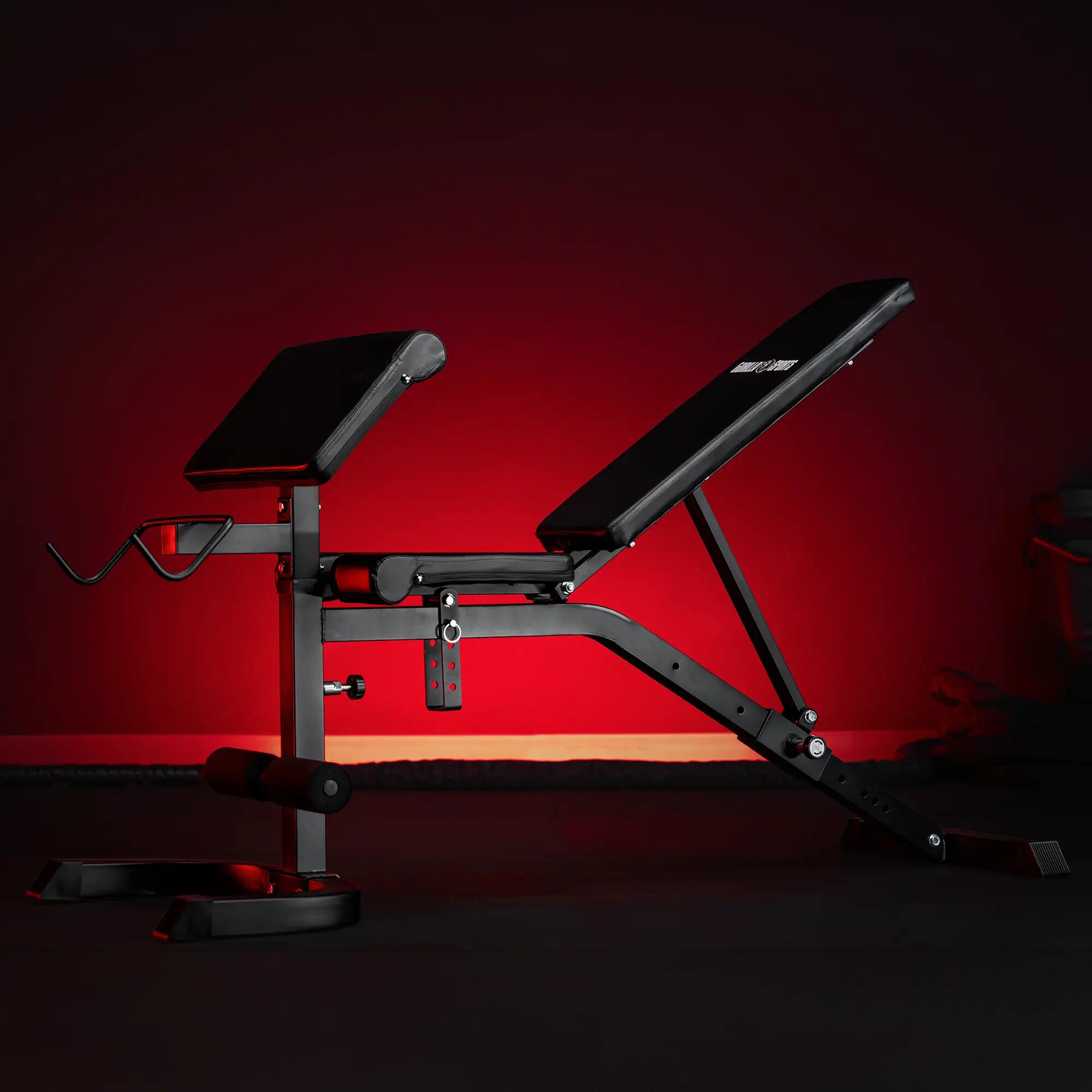 Banc de musculation incliné réglable 9/10