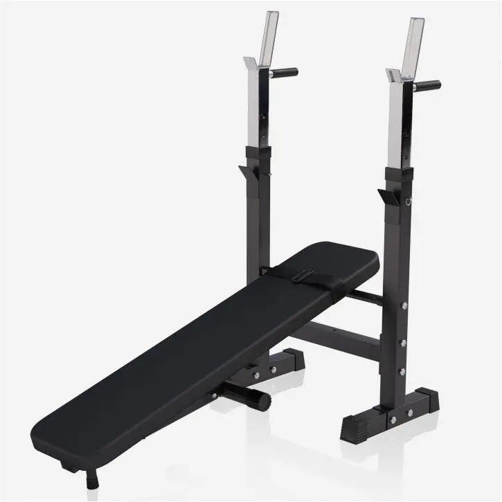 Banc de musculation Gorilla Sports + set d'haltères 97,5 kg noir 7/13