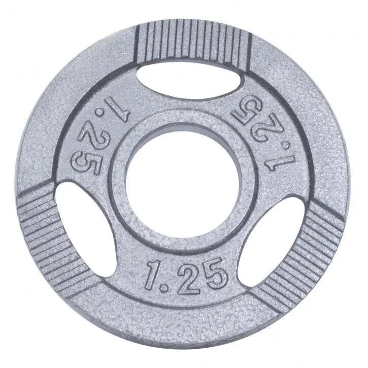 Vlakke halterbank met 130 kg olympische halter 12/15