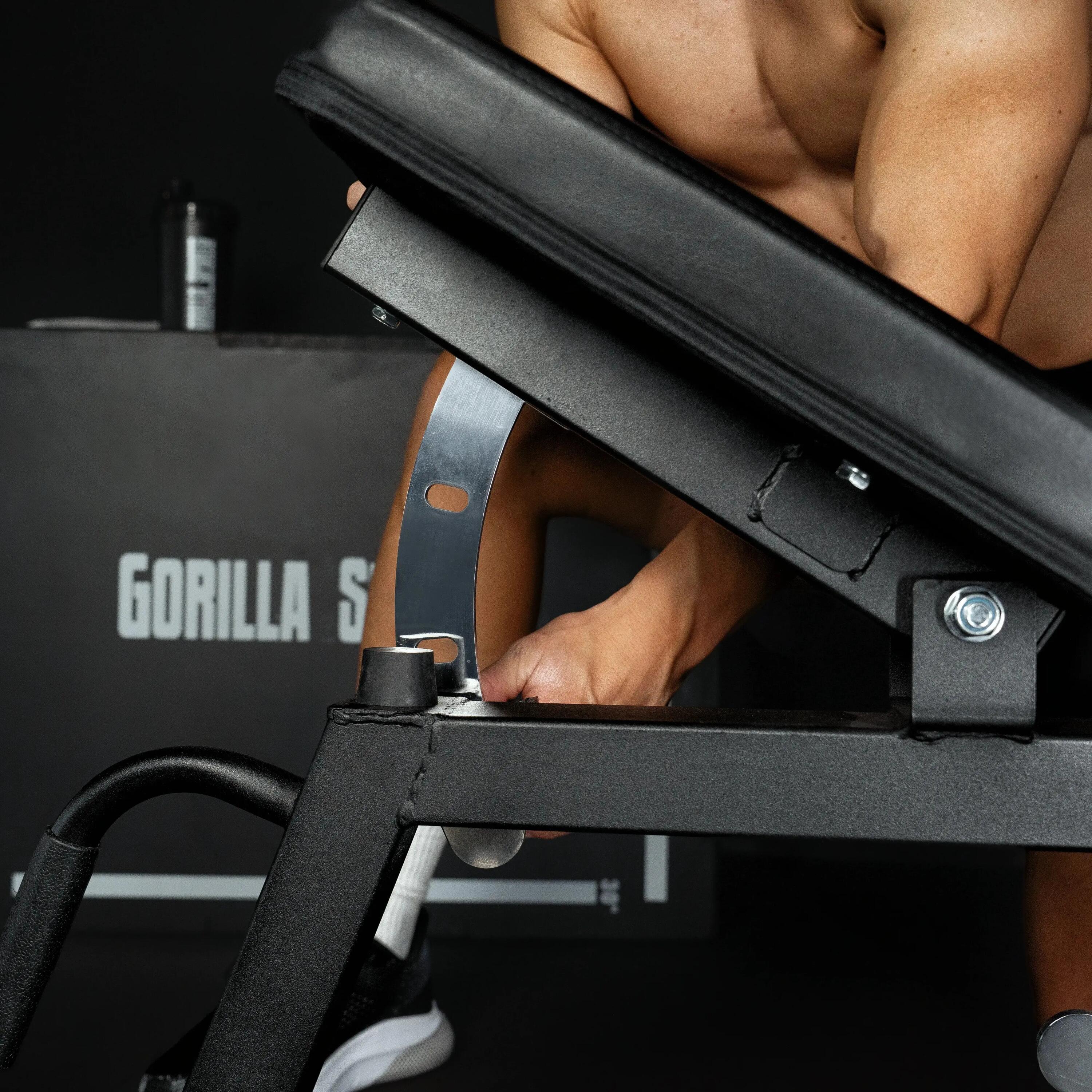 Banc de musculation Gorilla Sports acier inclinable 7 positions 250kg 7/12