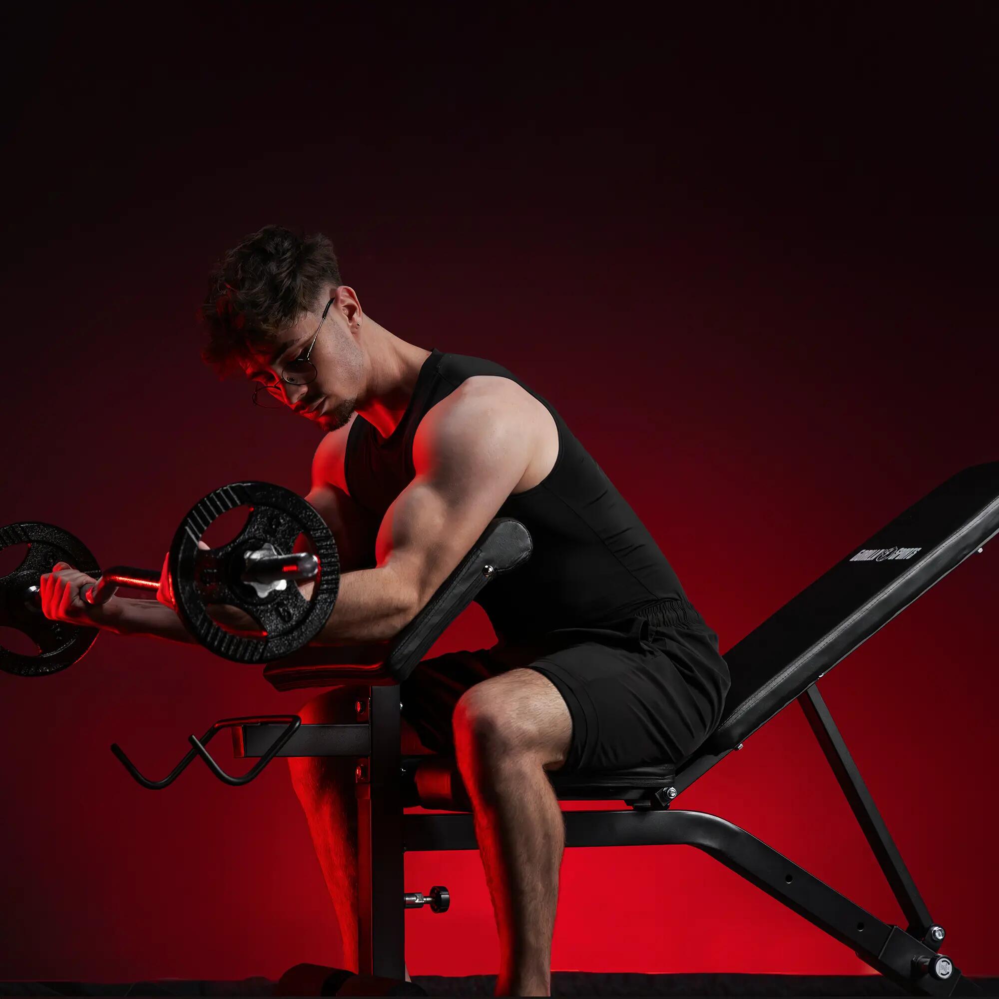 Banc de musculation incliné réglable 8/10