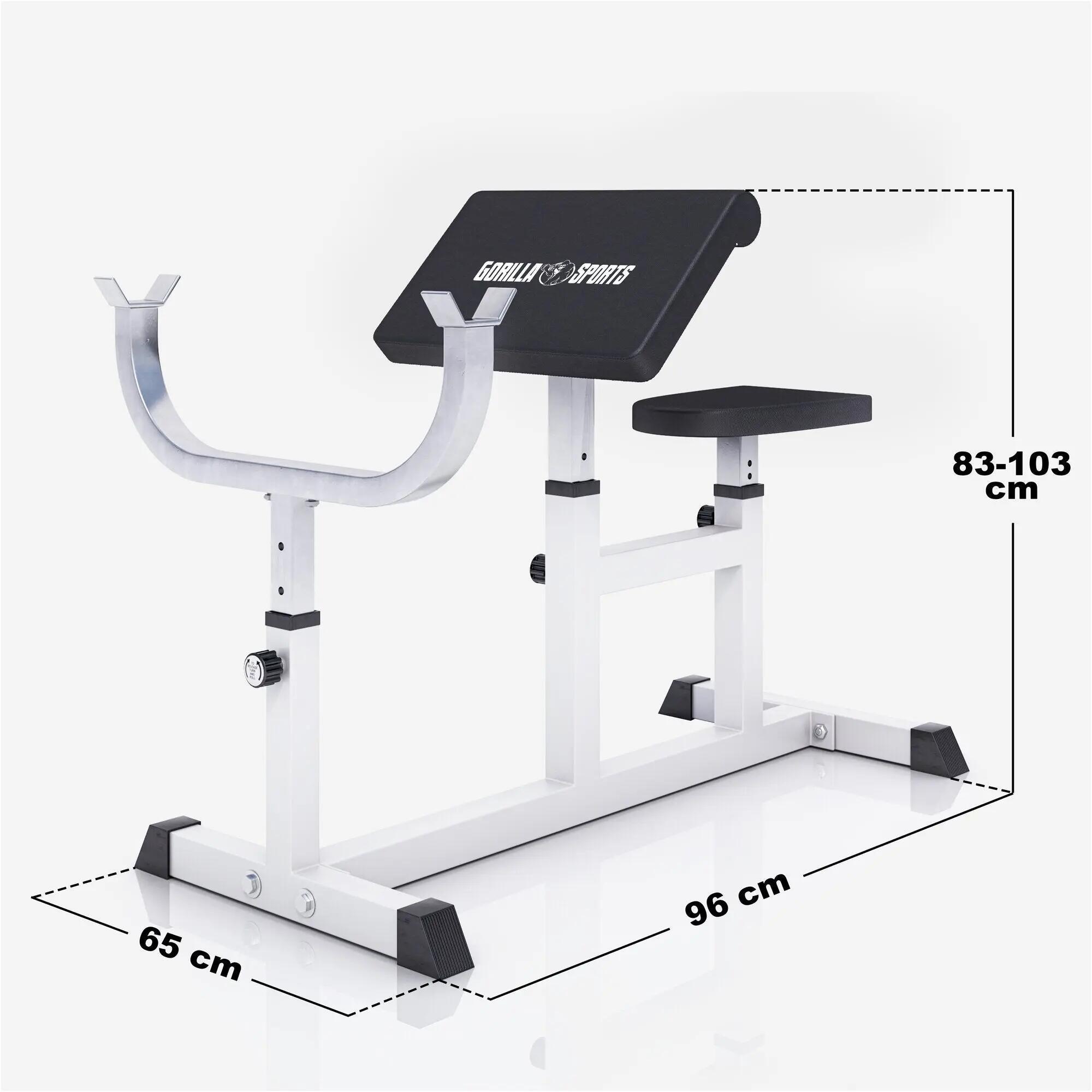 Biceps Curlbank - Fitnessbank - Verstelbaar 4/9