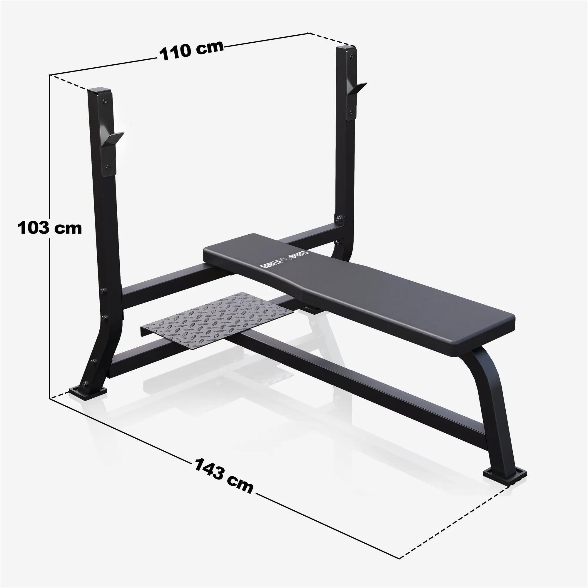 Banc de musculation avec support de barres 4/10