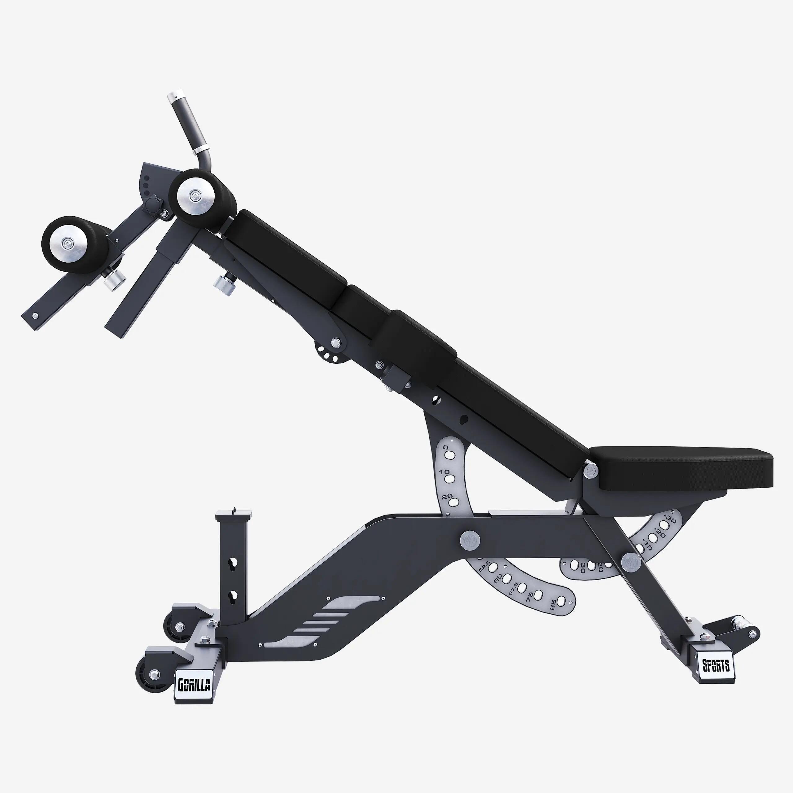 Hantelbank verstellbar 11 Positionen 900 kg Krafttraining 4/10