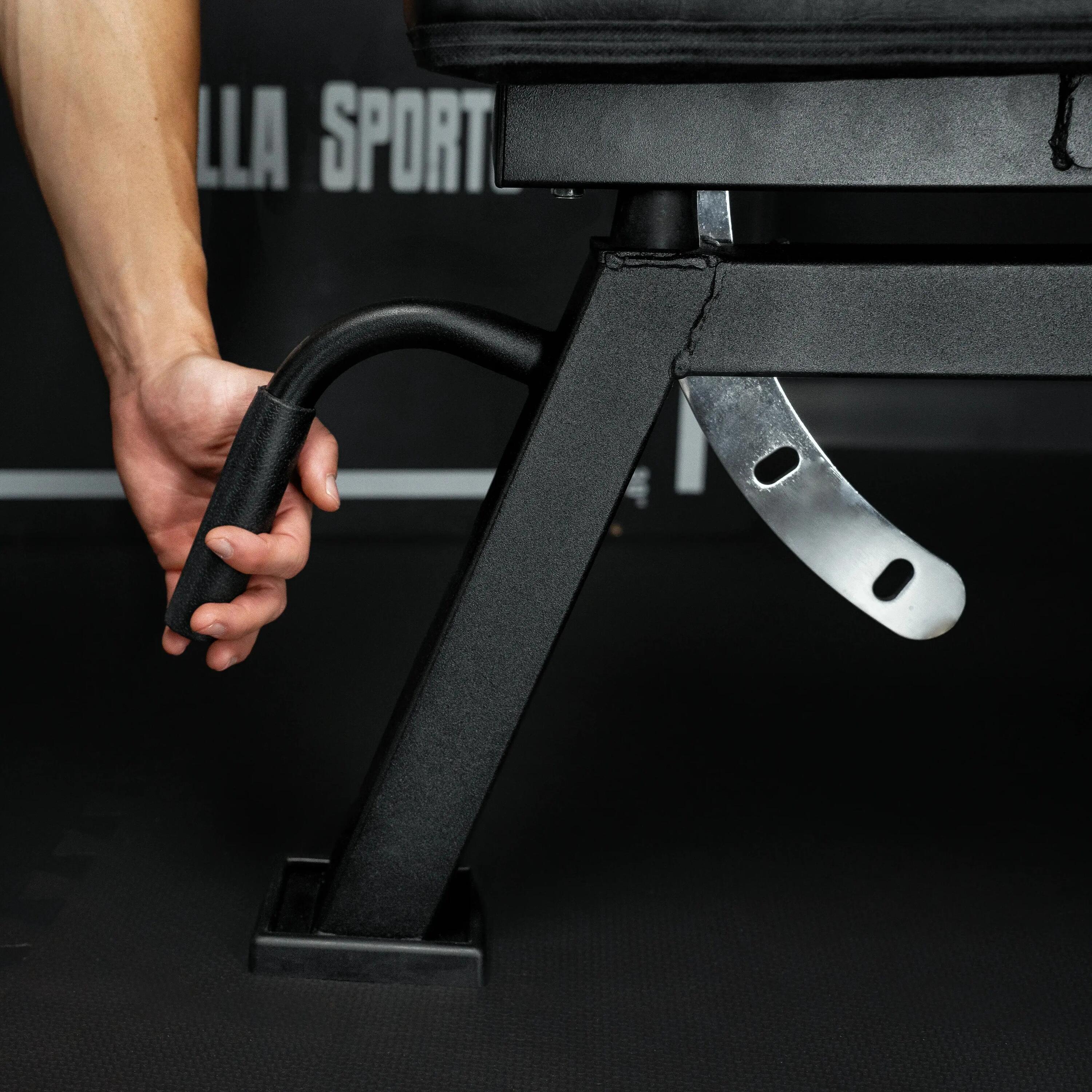 Banc de musculation Gorilla Sports acier inclinable 7 positions 250kg 6/12