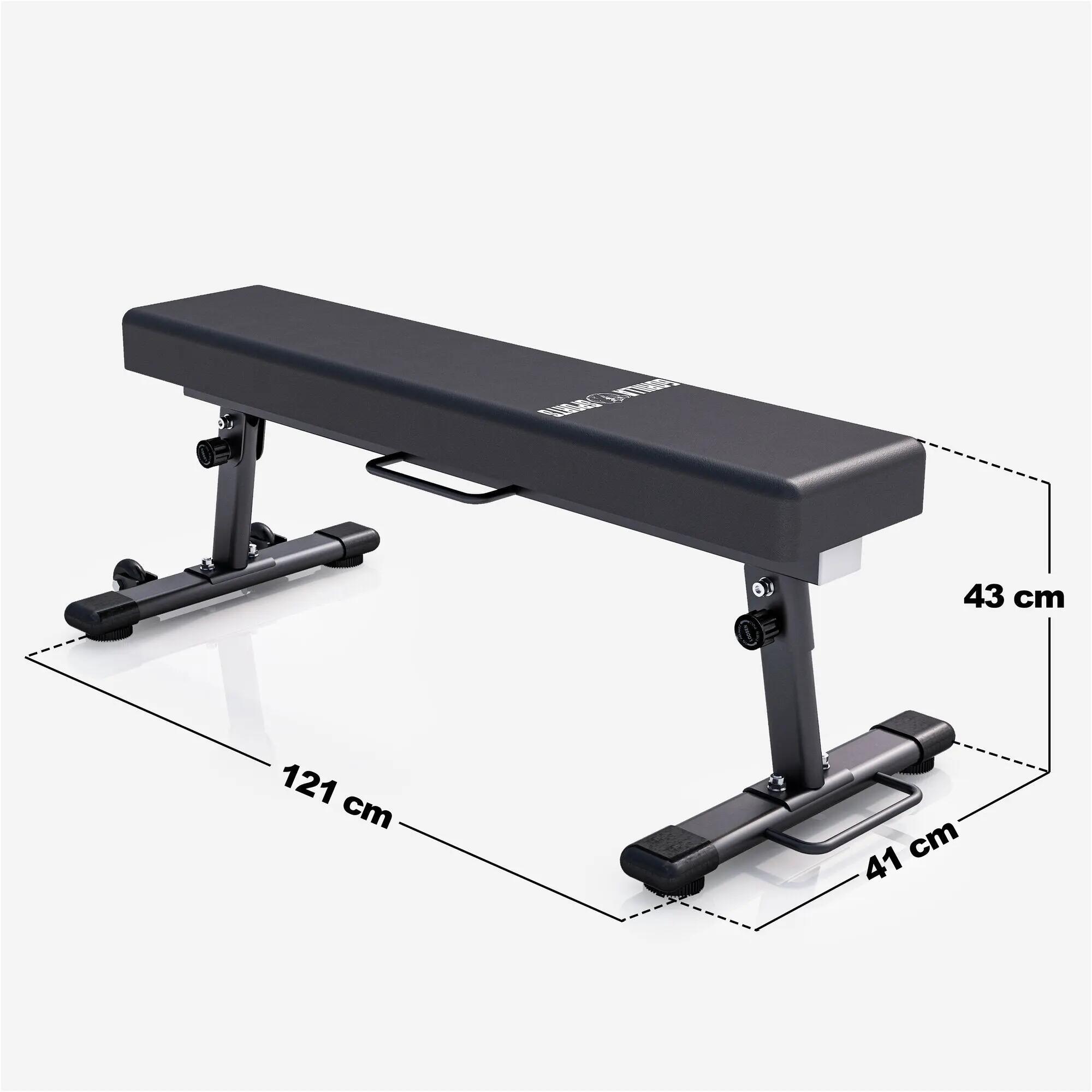 Banc Musculation - Plat, Banc Pliable, Acier Appareil Musculation, Work Bench 5/10