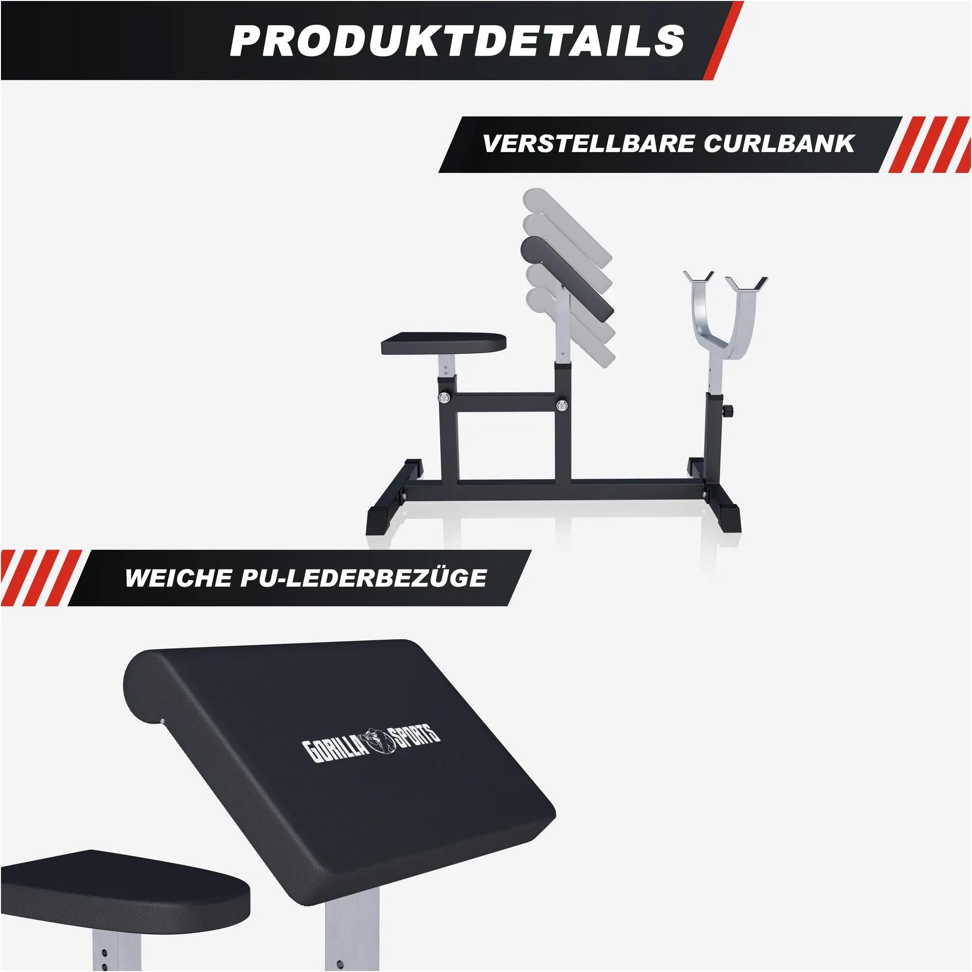 Banc de musculation pour biceps 2/10