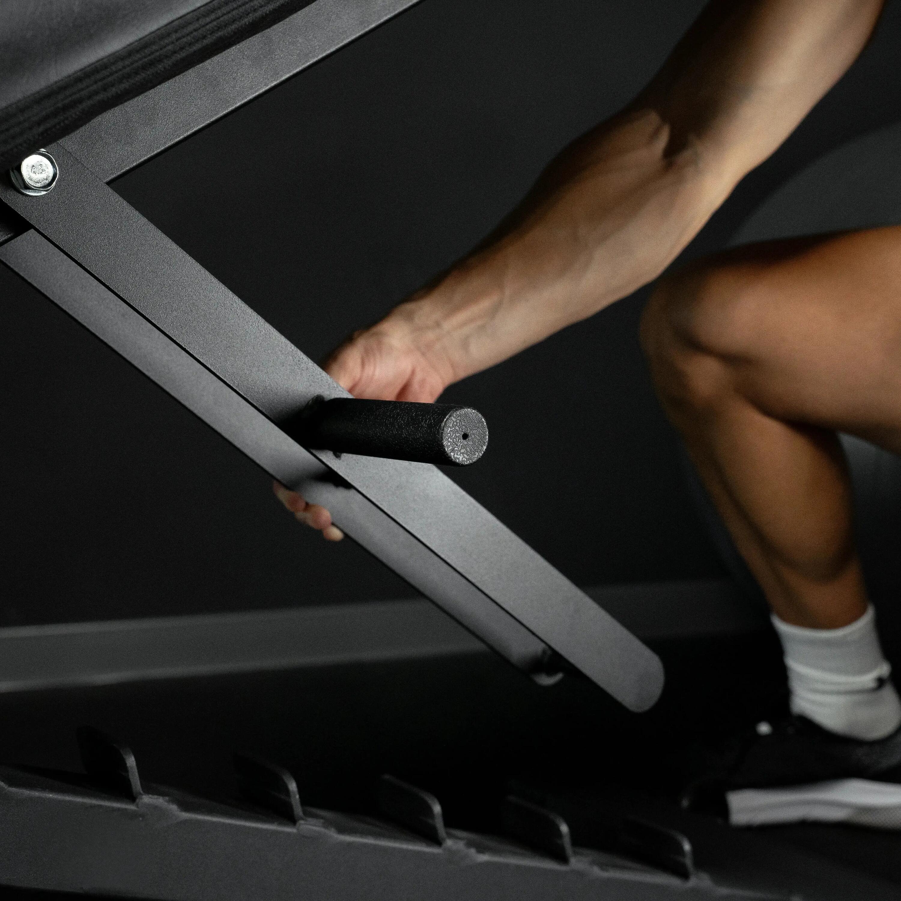 Gorilla Sports Mehrpositions-Hantelbank klappbar aus Stahl 6/13