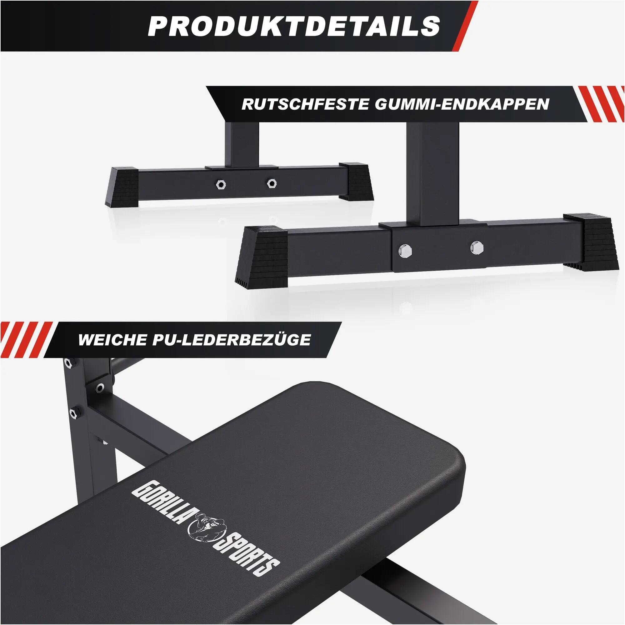 Verstelbare Halterbank - Extra breed - Opklapbaar - Fitnessbank - Belastbaar 3/12