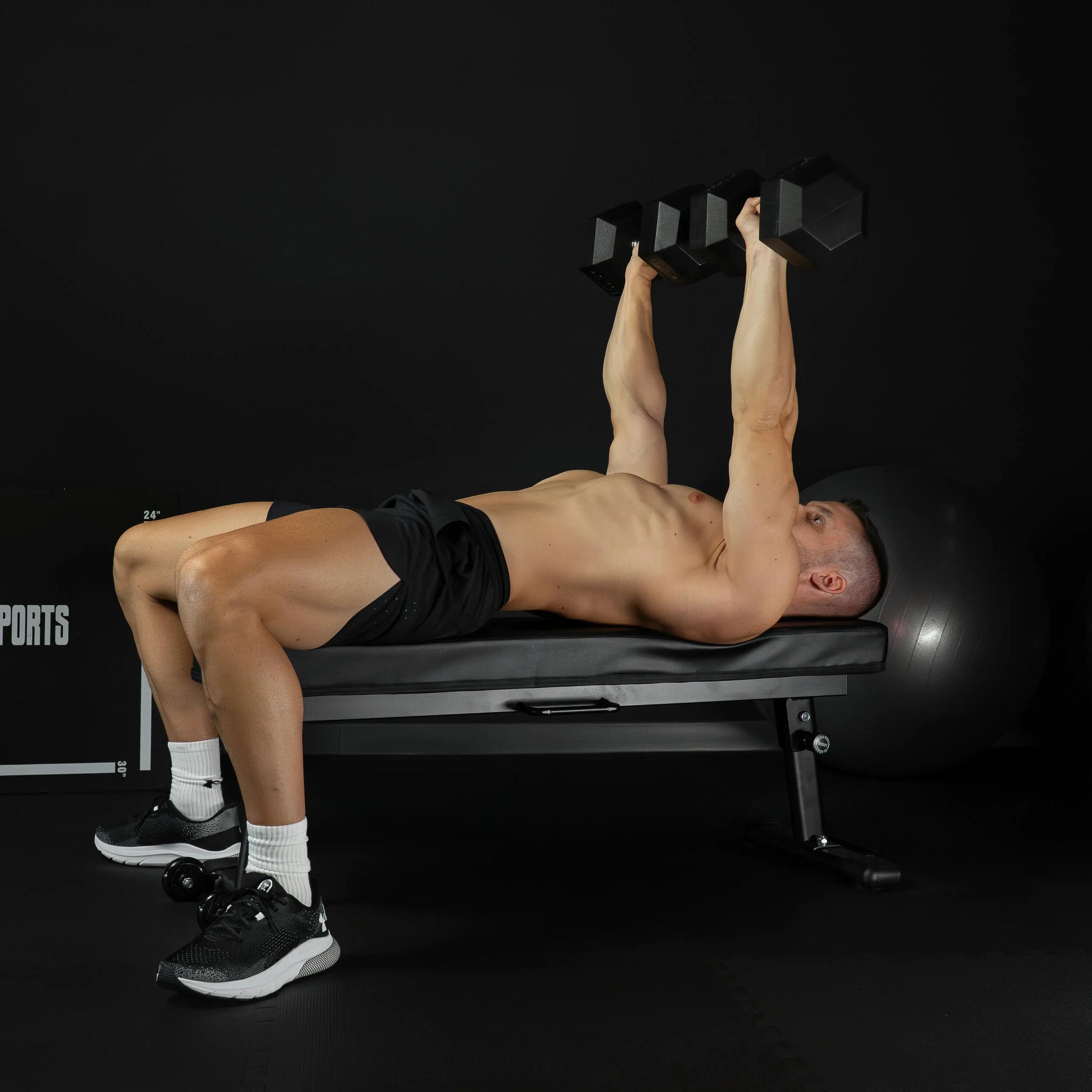Banc Musculation - Plat, Banc Pliable, Acier Appareil Musculation, Work Bench 2/10
