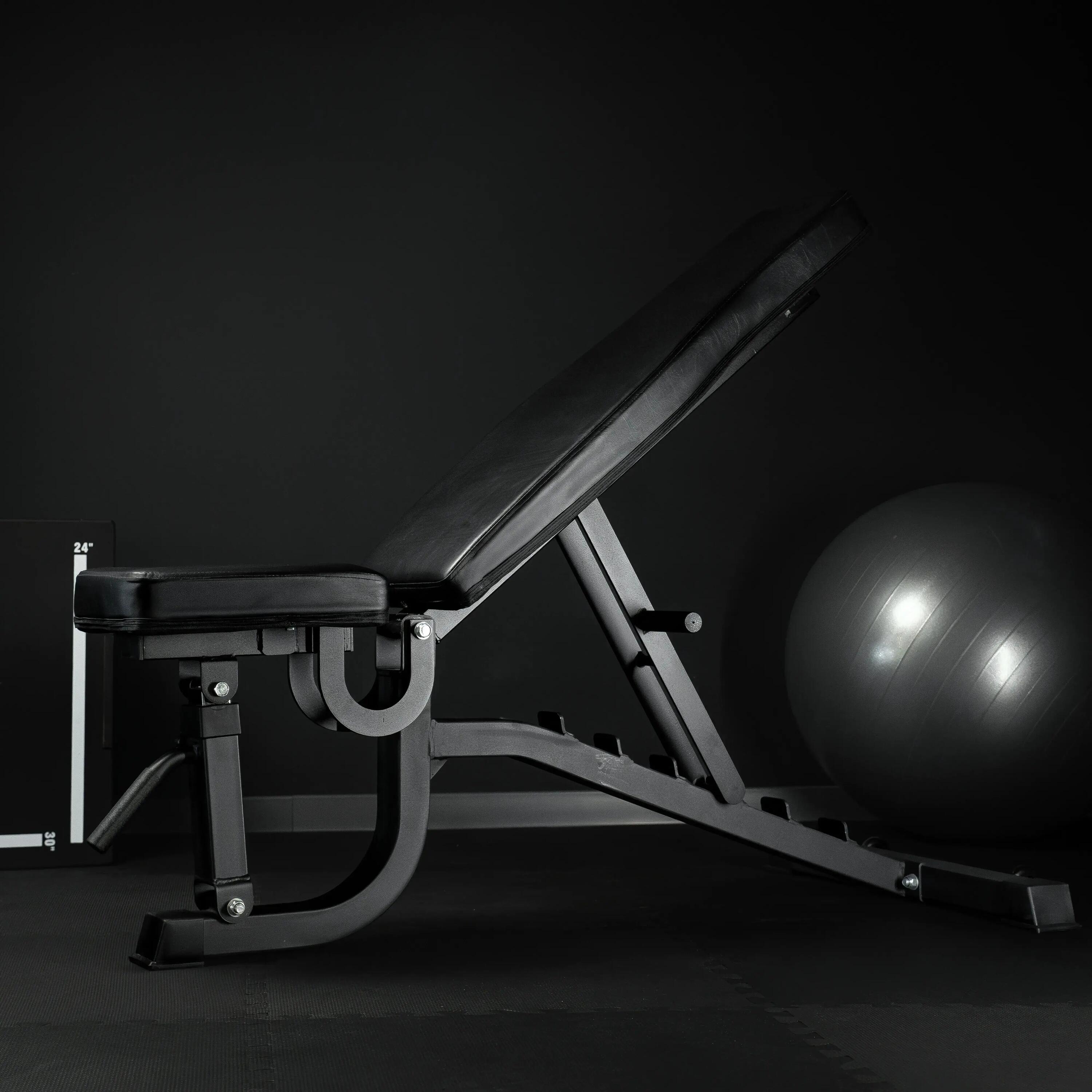 Gorilla Sports Mehrpositions-Hantelbank klappbar aus Stahl 4/13