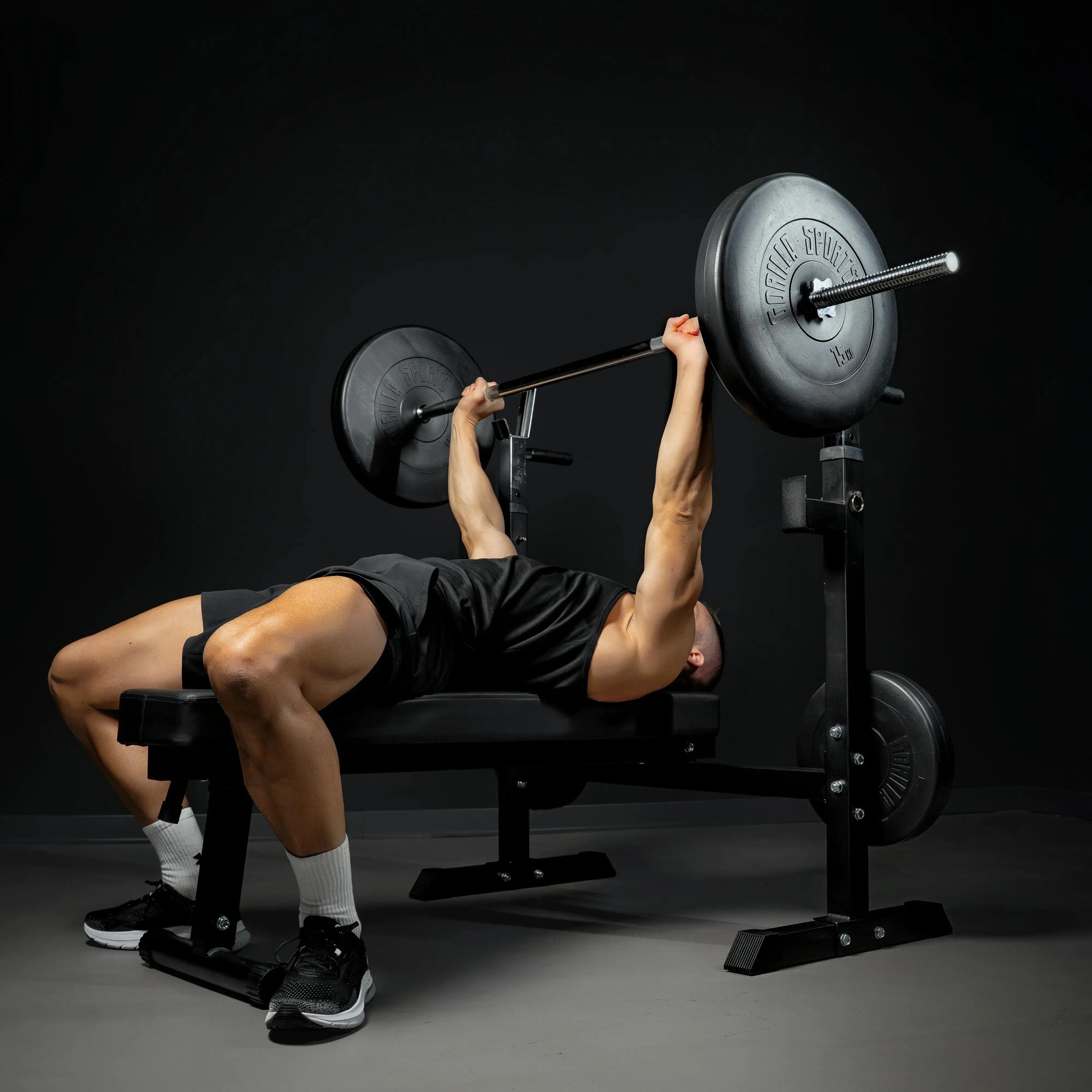 Verstelbare Halterbank - Extra breed - Opklapbaar - Fitnessbank - Belastbaar 2/12