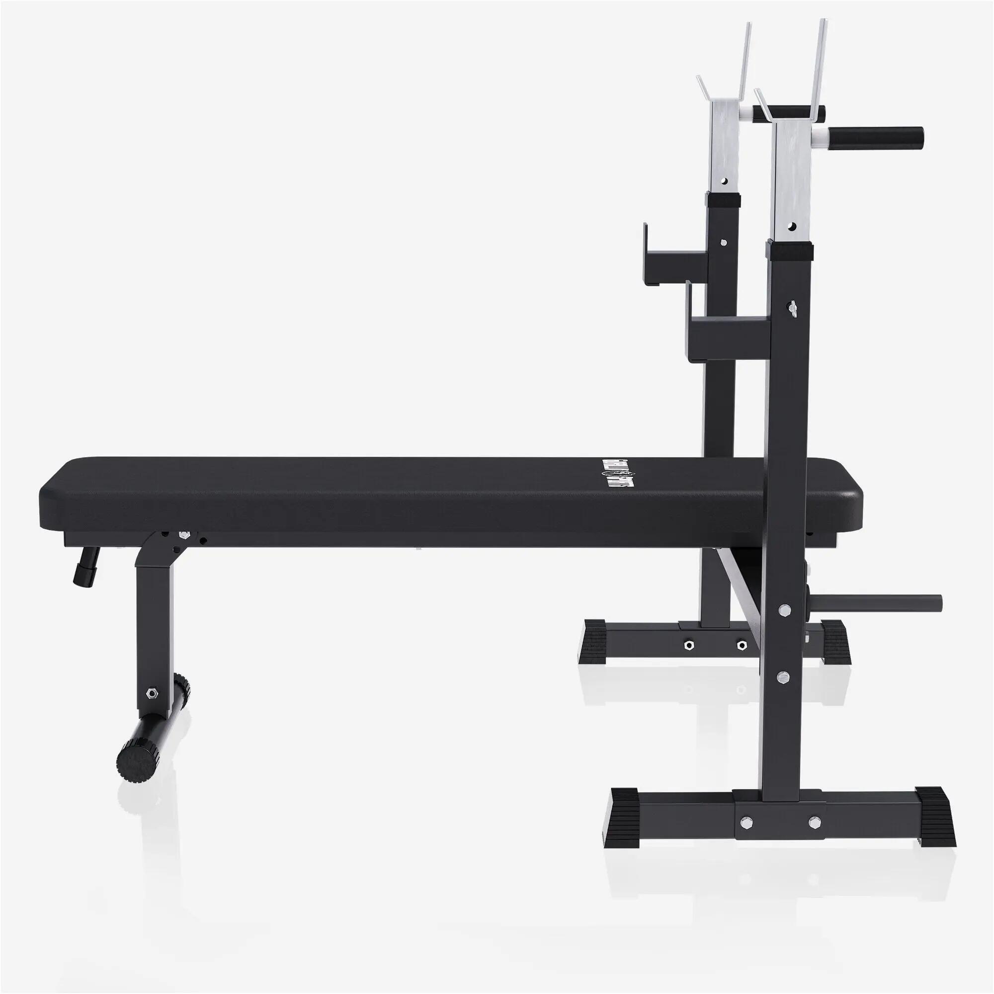 Verstelbare Halterbank - Extra breed - Opklapbaar - Fitnessbank - Belastbaar 11/12